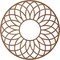 Ekena Millwork Cannes Wood Fretwork Pierced Ceiling Medallion, Walnut, 30"OD x 10 1/4"ID x 1/4"T CMWP30X30X0250CNWA - alternate 2